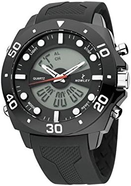 Nowley 8-5269-0-1 Men's Analogue and Digital Watch with Chronograph, Alarm, Dual Time and Timer.