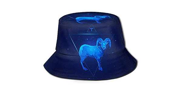 Tracray Cappello da Pescatore Estivo con Stampa Ariete Unisex Cappello da  Pescatore Cappello da Sole Nero : Amazon.it: Abbigliamento