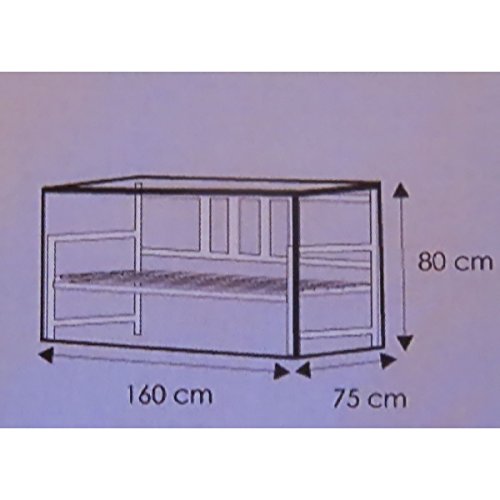 Schutzhülle Abdeckung für Gartenbank Plane Garten Gartenmöbel transparent Schutzabdeckung