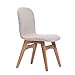 Produktbild Kinder Holzhocker, kreativ süß und Rückenlehne Design weichen Sitz aus Holz abnehmbaren Stoff für zu Hause Schlafzimmer Stillen Kindergarten Vergnügungspark Trainingsinstitut, 57 * 43 * 82 cm ,Schön U