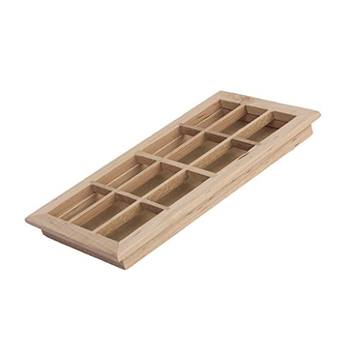 1:12 Puppenhaus Holz Miniatur Möbel Fensterrahmen Fenster 13.2 x 7.5 cm - 3