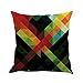 Produktbild TWBB 45cm*45cm Abstrakt bunt cool geometrisch Baumwolle Kissenbezug (F)