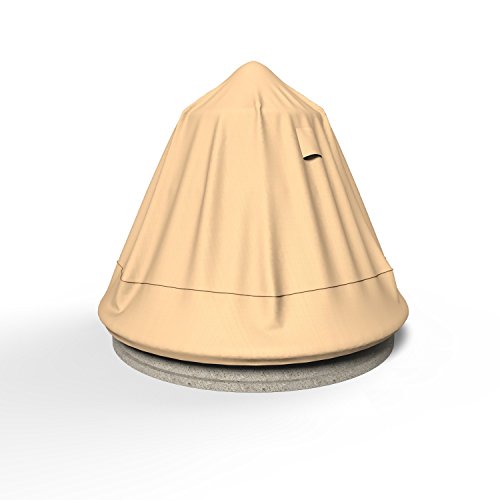 Budge Chelsea Chiminea Cover Small P9A01TN1, Tan (22 Diameter, 38 Drop)