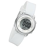 Lancardo Kinder Armbanduhr, 50M wasserdicht Studenten Sport Digital Uhr, Datum /Alarm Stoppuhr /Chronograph, weiss