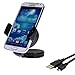Price comparison product image Wortek In-Car Holder for Smartphone up to 5.7 Inch KFZ Halter + microUSB Kabel