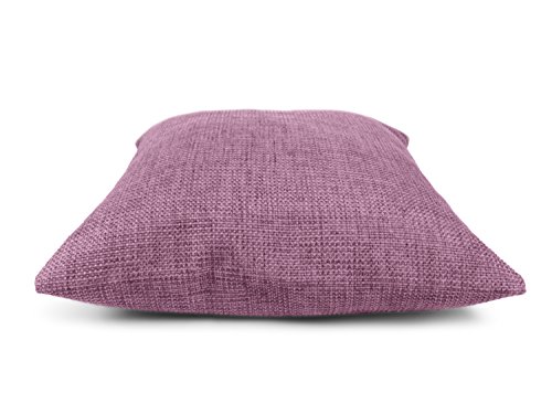 Doppelpack zum Sparpreis! 2 Kissenhüllen in Struktur-Optik – erhältlich in 23 modernen Farben und 3 verschiedenen Größen, 50 x 50 cm, altrosa - 7