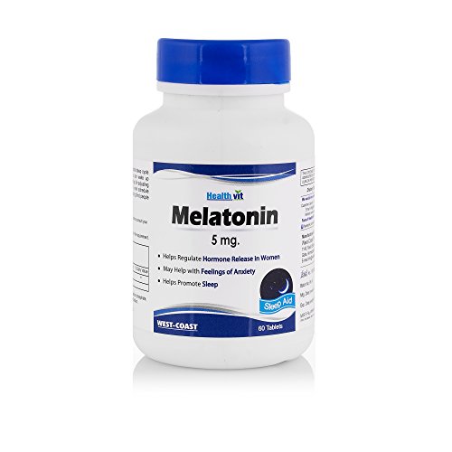 Healthvit Melatonin 5 mg 60 Tablets Improve Sleep - Deep Sleep RS.315.00