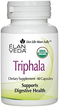 Organic Metabolism Booster & Digestive Aid by ELANVEDA | All Natural Detox & Herbal Weight Loss Supplement | 60 Capsules