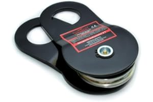 Dragon Winch Polea Bloque para Cabrestante 8T / 17600 lbs con Cuerda de Acero - Doble Fuerza de Tracción para Recuperación Off-Road, Compatible con Vehículos 4x4, ATV y UTV