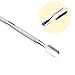 Stainless Steel Cuticle Nail Pusher Spoon Remover Metal Nail Cleaner Manicure Pedicure Care Tool