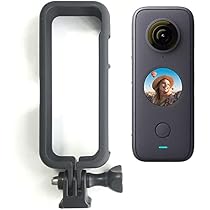 Hensych Adaptateur Cadre Aluminium Insta360 Go - Support Multifonction Trépied Selfie Vélo