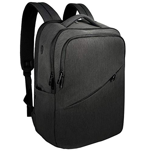 Hap Tim 7210-DG Laptop-Rucksack, groß, schlanke Laptop-Tasche für Damen/Herren, wasserdicht, Reiserucksack für Schule/Studio/Arbeit/Business Grau dunkelgrau