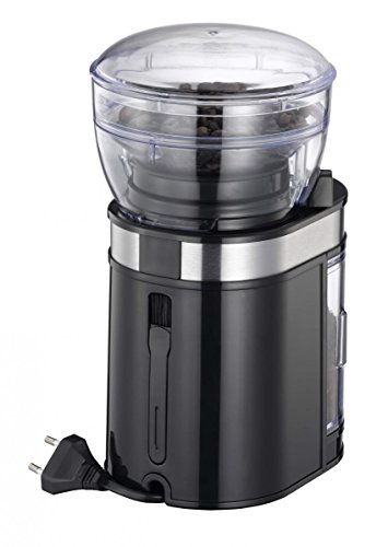Exido Elektrische Kaffee-Mühle mit Keramik-Mahlwerk, 80g-Bohnenbehälter und 150 Watt-Motor für Espresso, Filterkaffee - 3
