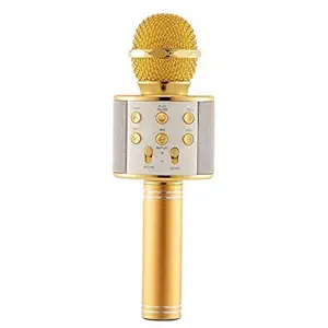 Paramits Wireless Bluetooth Handheld, Audio Recording and Karaoke Microphone with Speaker (Assorted Colour)