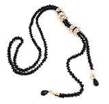 Colgante con clase - hermoso colgante ajustable con diamantes de imitación - muy elegante y deslumbrante.