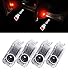 Produktbild 4 Stück Auto Türbeleuchtung, NOTENS Autotür Logo Projektion Licht 3D Laser Licht Willkommen Licht LEd Door Shadow Lampe (4 PCS)