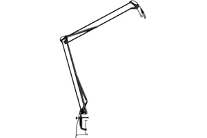 Gator Frameworks GFWMICBCBM1000 - Soporte para micrófono de transmisión para podcasts y grabación