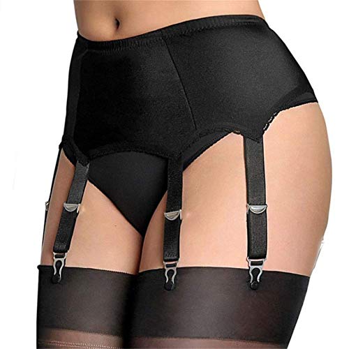 Preisvergleich Produktbild Wide.ling Frauen Perspektive Strapshalter Strapse Dessous Oberschenkel Highs Strumpfgürtel Lingerie Strumpfhose für Strumpfgürtel und Hosenträger Gürtel (schwarz 4, S)