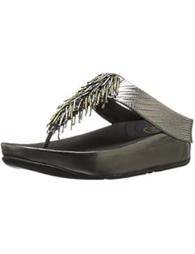 FitFlop Damen Cha Offene Sandalen mit Keilabsatz