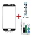 Produktbild iTG® Premium Displayglas Reparatur-Set für Samsung Galaxy S7 Edge Schwarz (Black Onyx) - Oleophobic Front Display Glas für Modell SM-G935F + Vorgeschnittene 3M Klebefolie und iTG® Werkzeug-Set