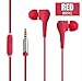 Produktbild Stereo 3,5 mm In-Ohr Rot Kopfhörer Kopfhörer Headset Ohrhörer für 3,5 mm W/Mikrofon. Freisprecheinrichtung Call für Sony Xperia X Sony Xperia XA-Sony Xperia Z5 Sony Xperia M5 Sony Xperia C5 Sony Xperia z4 V Sony Xperia Z3 + Sony Xperia C4 Sony Xperia M4 Sony Xperia Z4 Sony Xperia E4G Sony Xperia E4 Sony Xperia E3 Sony Xperia Z3