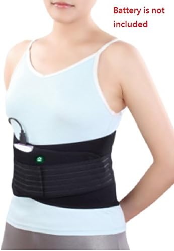 Rainbowboat HP0951, Far Infrared (FIR) Mobilized USB Low Back Wrap Heating Pad, 3 temperatures Control with USB cable