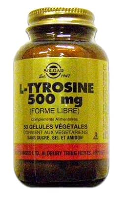 Solgar L-Tyrosine 500 mg 50 Gélules Végétales
