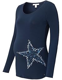 ESPRIT Maternity, Camiseta de Manga Larga Premamá para Mujer