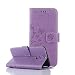 Produktbild Nokia 6 Hülle, Nokia 6 Schutzhülle, Alfort Carving Lederhülle Fashion Design Premium PU Leder Hohe Qualität Tasche Case Cover Kasten Abdeckung Wallet für Nokia 6 5.5" Smartphone Funktion Standfunktion Unterstützte Telefone und Magnetverschluss mit Schmetterling ( Helles Lila )