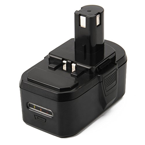 Creabest 18V 5000mAh Li-ion Ersatz-Werkzeug Akku für Ryobi ONE+ Lithium+ RB18L15 RB18L25 RB18L40 RB18L50 P102 P103 P104 P105 P107 P108 P122 - 2
