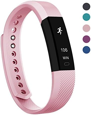 Fitness Tracker,Amytech Slim Touch Screen Pedometer Sleep Monitor Sport Activity Tracker for Android and IOS Smart Phone,Pink