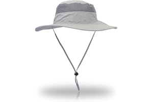 EONPOW Mens Sun Hat Wide Brim UPF 50 Bucket Hat Summer Mesh UV Protection Beach Hat Walking Hiking Fishing Hats