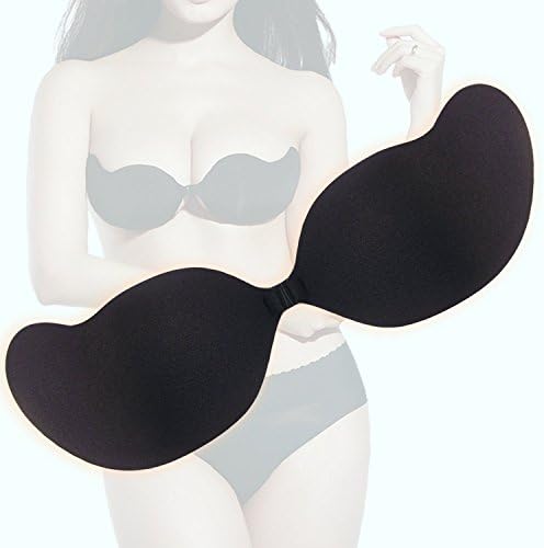 Celibo Women's Adhesive Bra Flügel-Form A/B schwarz