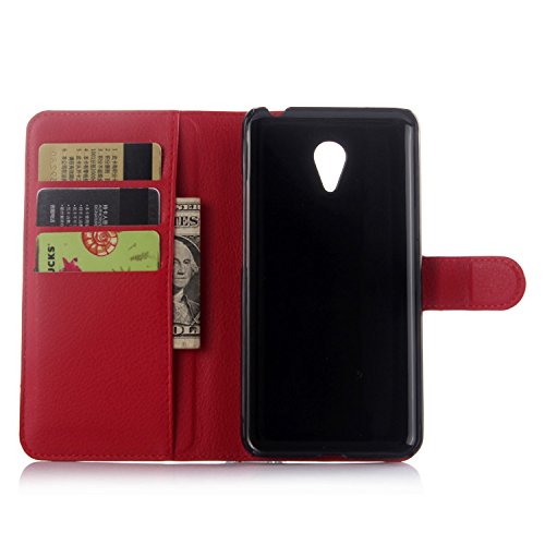 Guran   Funda de Cuero Para Meizu M2 Note  5 5 pulgada  Smartphone Tir  n de la Cubierta de la Funci  n de Ranura Tarjetas y Efectivo Caso