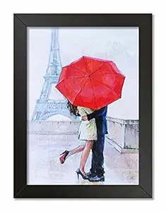 PAPER PLANE DESIGN Photo Frame Wall Hanging , Size - 9.25 x 12.75 Inch ,ST-75 Love Couple