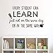 Produktbild Jeder Student kann Wandaufkleber lernen Klassenzimmer Ermutigen Sie Motto Home Decor Pencil Apple Wandtattoos Vinyl Kinderzimmer Wandkunst
