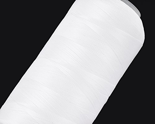 DSstyles 3300 Werften Glühen in die Dunkel Stickerei Faden für Nähmaschine – Weiß - 5