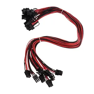 Big Shoppe Store 6pin to PCIE 8(6+2) pin Express PCIE Video Card Graphics Adapter Cable for PC