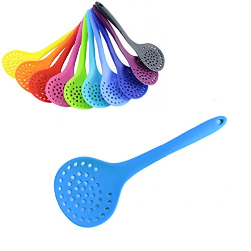 Schaumlöffel 31 cm, blau, Kochblume Edition, Silikon