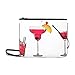Produktbild EIJODNL Party farbiges Glas Cocktail-Muster benutzerdefinierte hochwertige Nylon dünne Clutch-Tasche Umhängetasche Umhängetasche
