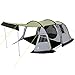 Produktbild CampFeuer - Tunnelzelt, grau, 3 Personen, Campingzelt, 3000 mm Wassersäule