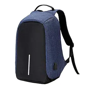 Cabriza SW022 Water Proof Anti Theft Laptop Back Pack Comes with Features - USB Charging Point/Hidden Zipper/Adjustable Shoulder Straps | Useful for College/School Office Use (Random Colour) r