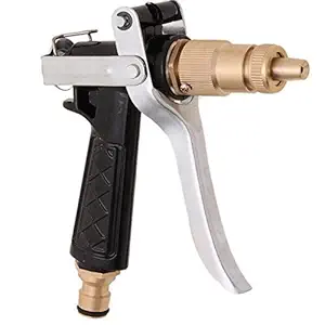 Pindia High Pressure Water Gun (Black, Brass)