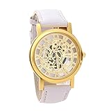 OSYARD Herren Uhren, Männer Luxus Edelstahl Quarz Militär Sport Leder Band Armbanduhr,Herren Fashion Analog Quarz Kunstleder Uhr Herrenuhr Rundes Zifferblatt Lederband Business Casual Armbanduhren