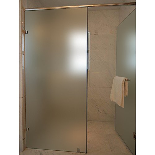 Rovtop 90*200cm Fensterfolie Sichtschutzfolie Glasdekorfolie Selbstklebend Fensterfolie Milchglasfolie