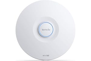 Tenda I36 WiFi 7 BE5010 Point D'Accès Double Bande, 1 Prot Ethernet 2.5G Support PoE+, 1 Port Ethernet Gigabit, Montage au Plafond ou au Mur, Itinérance Transparente, MU-MIMO, OFDMA, Plusieurs SSID