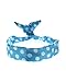 Zac's Alter Ego® Polka Dot Wire Headband, Retro Look (Baby Blue)