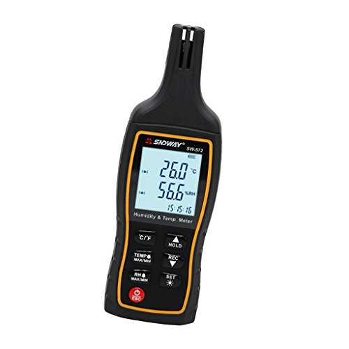 Preisvergleich Produktbild Almencla DIGITAL Hygrometer Feuchtemessgerät Tester Temperatur Thermometer Tragbar