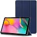 Produktbild TTVie Hülle für Samsung Galaxy Tab A 10.1 2019 - Ultra Dünn und Leicht PU Leder Schutzhülle mit Standfunktion für Samsung Galaxy Tab A T515 / T510 (10,1 Zoll) Tablet 2019 Modell, Dunkelblau