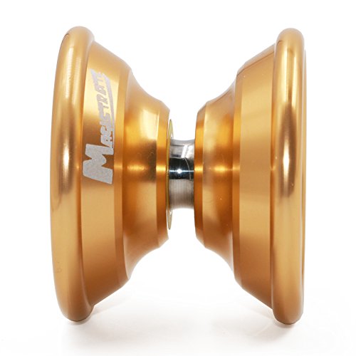 Authentic Magicyoyo N6 Magistrate Unresponsive Yo-Yos with Glove & Bag & 5 Strings, Aluminum, Professional Toy Children Girl Boy Gifts, Gold